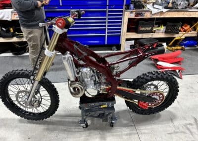 Bnj powersports bike under construction